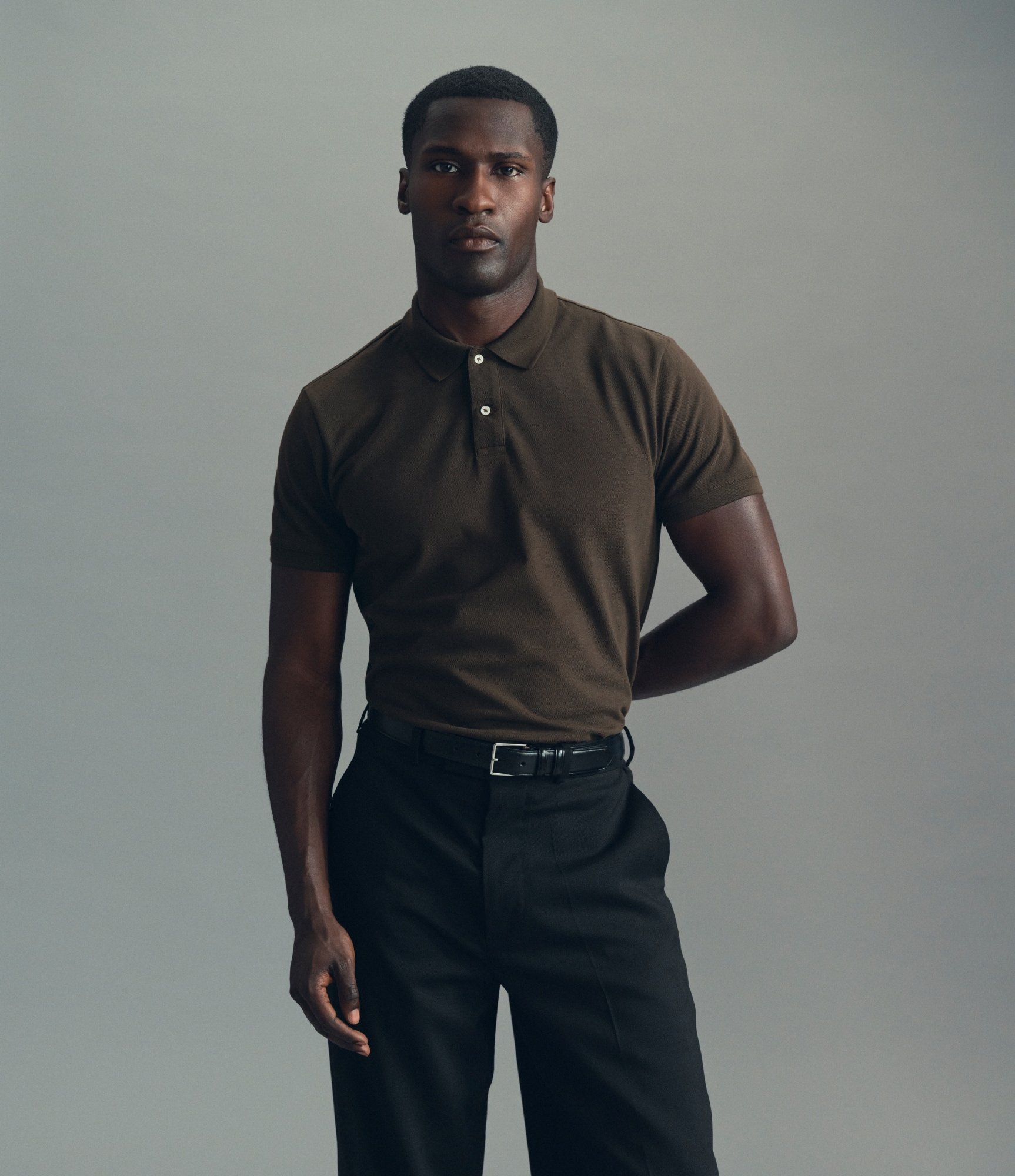 Pique Polo Shirt / Demitasse