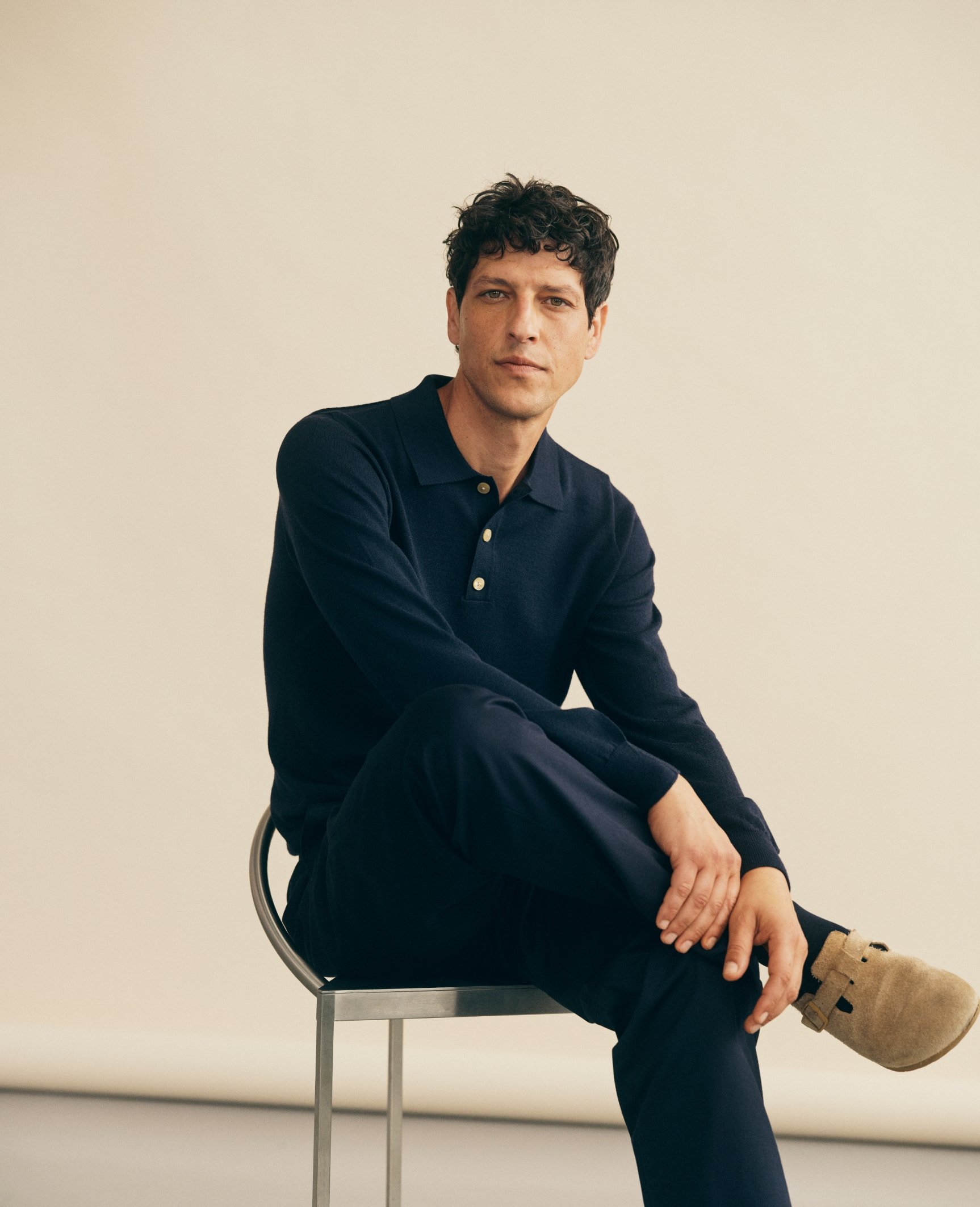 Merino Polo Pullover