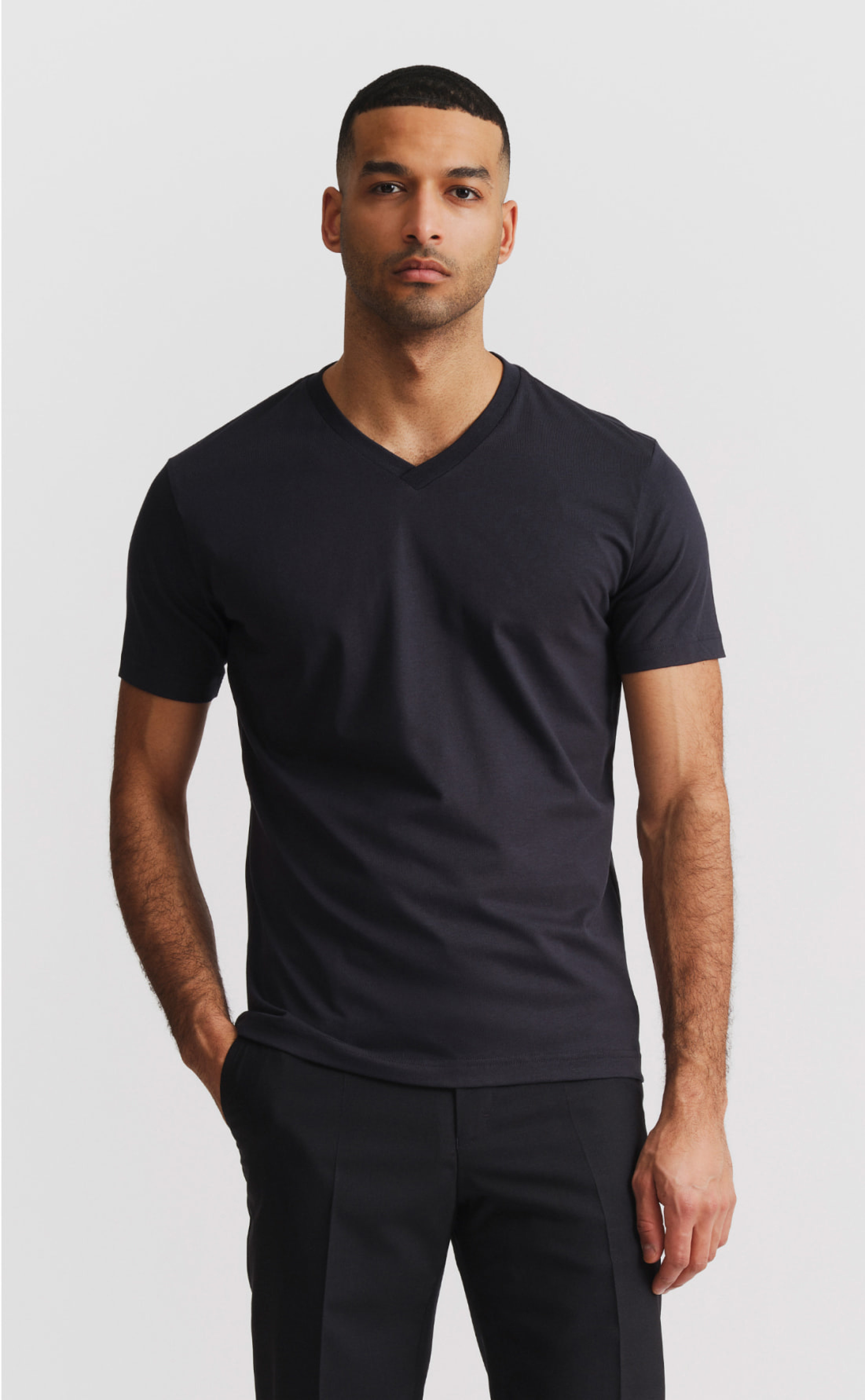 Cotton T-Shirt / V-Neck