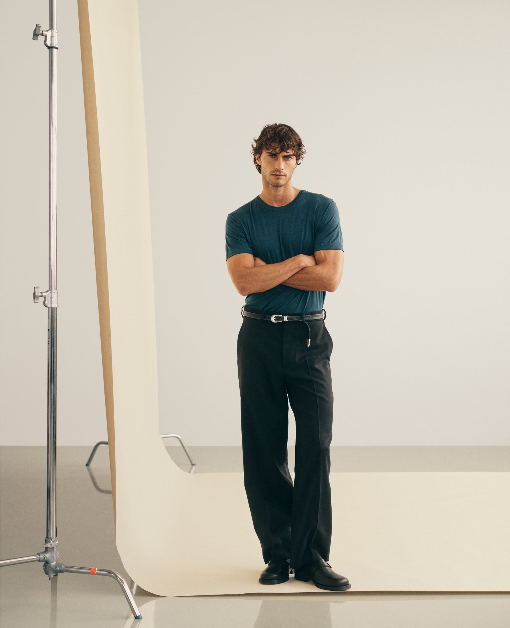 Wool T-Shirt / Infinite Blue